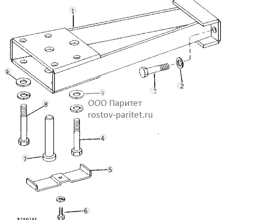 Drawbar Front Support 